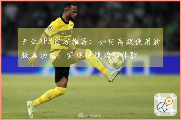 开云APP官方推荐：如何高效使用新版本功能，实现便捷操作体验